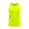 Camiseta Técnica sin Mangas Adulto/Niños Amarillo Fluor 7/8