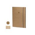 Carpeta con semillas tapa flexible y banda elástica