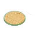 Cargador Bambú 10W Carga Qi