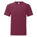 Camiseta hombre algodón peinado Burgundy 3Xl