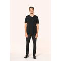 Camiseta algodón cuello de pico hombre