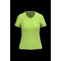 Camiseta de manga corta cuello pico mujer Lime M
