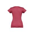 Camiseta Mujer Entallada de Algodón Escote V