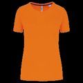 Camiseta deporte corte recto Fluorescent Orange L