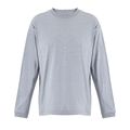 Camiseta oversize unisex de algodón Gris Melange 2 Xl