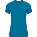 Camiseta Mujer Control Dry Entallada Azul Luz De Luna 2Xl