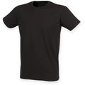 Camiseta cuello redondo hombre Black S