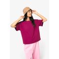 Camiseta algodón orgánico oversize mujer