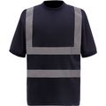 Camiseta alta visibilidad reflectante Navy L