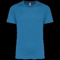 Camiseta deporte reciclada para hombre Aqua Blue M