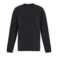 Camiseta oversize unisex de algodón Negro Profundo Xxl
