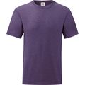 Camiseta hombre algodón cuello redondo Heather Purple M