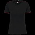 Camiseta mujer antibolitas Black / Red S