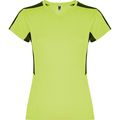 Camiseta técnica mujer manga corta Lima Punch/Negro M