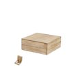 Caja de madera con cierre magnético