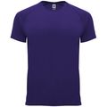 Camiseta técnica manga corta cuello redondo Morado 2Xl