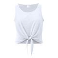 Camiseta Top Fresco de Tirantes con Nudo Bla L