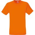 Camiseta niños algodón cuello redondo Orange 5/6 Ans