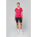 Camiseta de deporte mujer cuello de pico