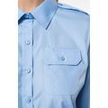 Camisa piloto manga larga mujer