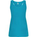 Camiseta Sin Mangas Entallada Espalda Nadadora Turquesa S