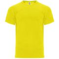 Camiseta Técnica Unisex Manga Ranglán Amarillo Xs