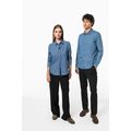 Camisa hombre algodón efecto Denim