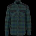 Camisa a cuadros algodón con bolsillos Forest Green / Navy Checked / Black 3Xl