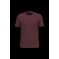 Camiseta algodón orgánico ajustado Dark Cherry S