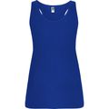 Camiseta Sin Mangas Entallada Espalda Nadadora Azul Electrico 3/4