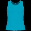 Camisa tirantes niña algodón Deep Turquoise 8/10 Ans