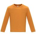 Camiseta Manga Larga Bebé Naranja 12 Meses