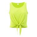 Camiseta Top Fresco de Tirantes con Nudo Fama S