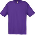 Camiseta niños algodón cuello redondo Purple 7/8 Ans
