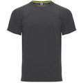 Camiseta Técnica Unisex Manga Ranglán Plomo Oscuro Xs