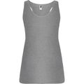 Camiseta Sin Mangas Entallada Espalda Nadadora Gris Vigore M