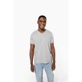Camiseta cuello de pico Color jaspeado