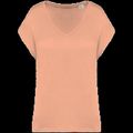 Camiseta algodón orgánico mujer holgada Apricot M