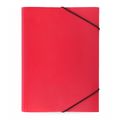 Carpeta en resistente PVC con gomas elásticas Roj