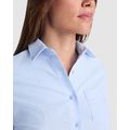 Camisa Oxford Mujer Entallada Manga Larga
