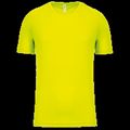 Camiseta de deporte hombre poliéster Fluorescent Yellow Xl
