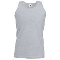 Camiseta sin mangas hombre algodón Heather Grey Xxl
