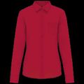 Camisa popelina polialgodón mujer Classic Red Xs