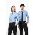 Camisa piloto manga larga mujer