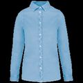 Camisa ajustada eco mujer Washed Cool Blue Xs
