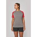 Camiseta bicolor Cuello redondo