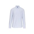 Camisa clásica de estilo profesional Striped White / Oxford Blue 3Xl
