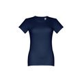 Camiseta de mujer entallada en punto jersey