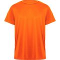 Camiseta Transpirable Manga Corta Naranja Fluor L