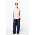 Camisa oxford mujer manga corta